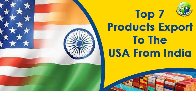 export to usa from india