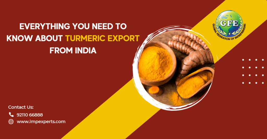 Turmeric Export From India