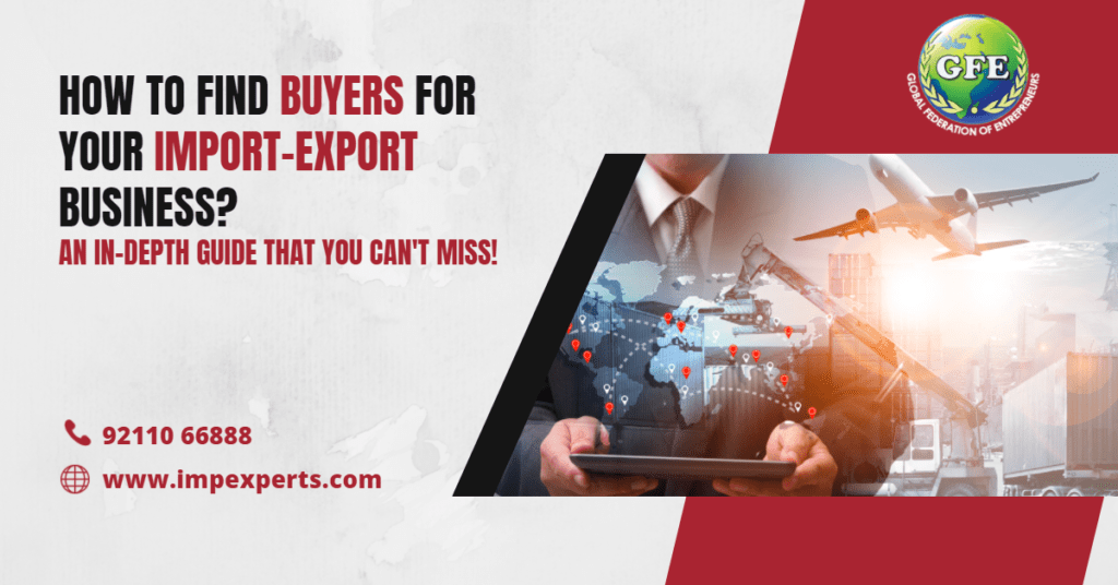 find buyers for your import export business