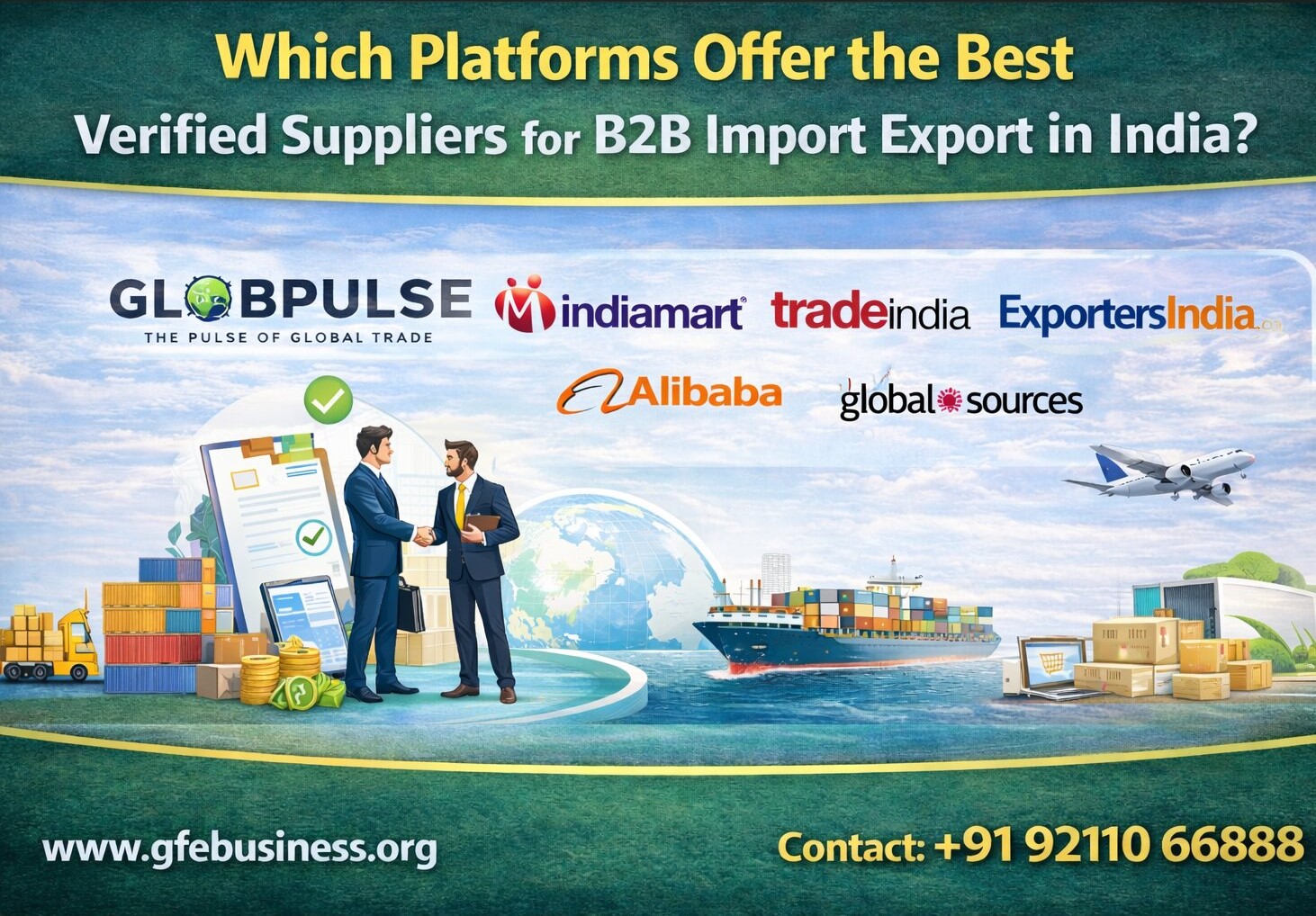 Which Platforms Offer the Best Verified Suppliers for B2B Import Export in India?