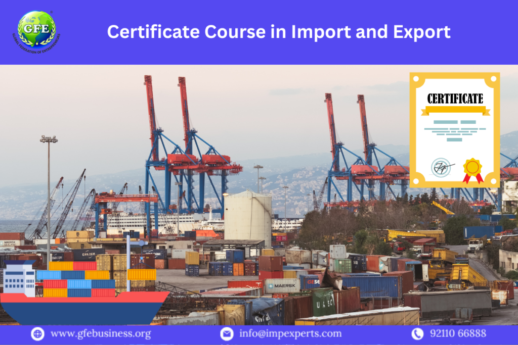 Certificate Course in Import and Export