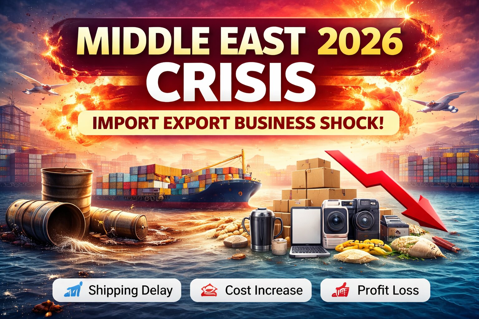 How Middle East Crisis is Affecting Import Export Business (2026 Full Analysis)