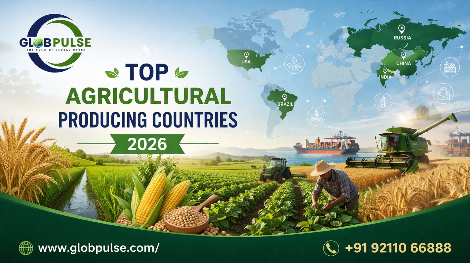 Top 5 Agricultural Producing Countries in the World (2026 Updated Data)