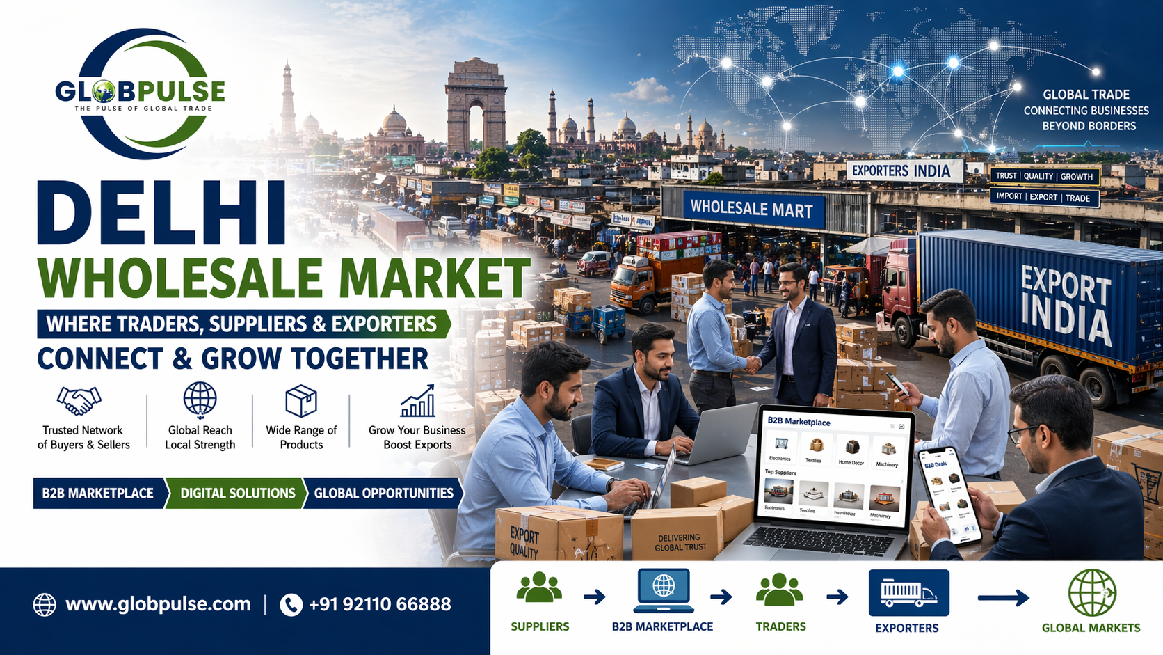 B2B Marketplace in Delhi: Complete Guide for Suppliers, Exporters & Import-Export Business (2026)