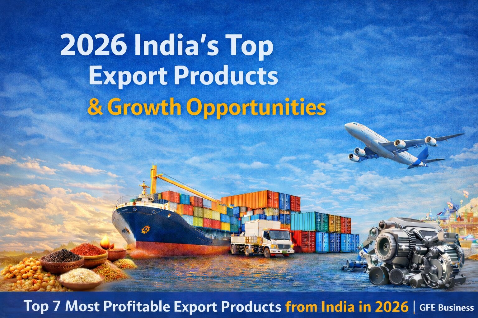 Top 7 Most Profitable Export Products from India in 2026